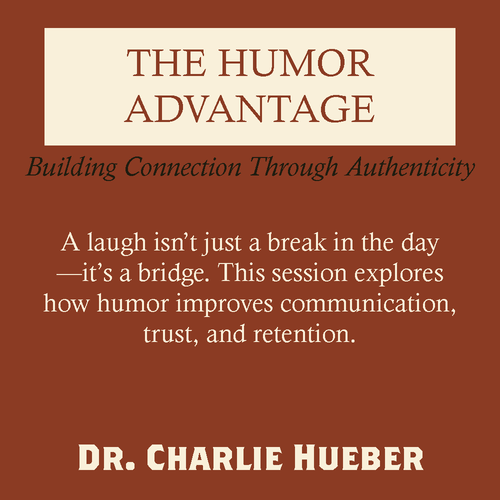 Title: THE HUMOR ADVANTAGE Subtitle: Building Connection Through Authenticity
